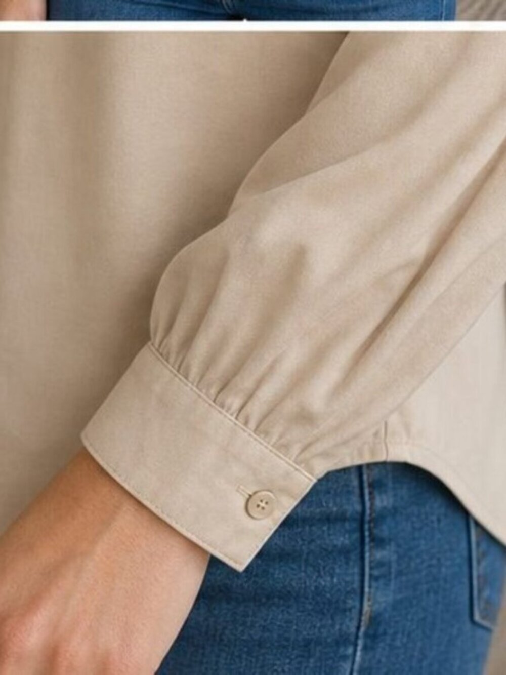 Sand Ruffle Blouse - Picture 5 of 6